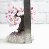 Medium Rose Quartz Gemstone Tree with Amethyst Base